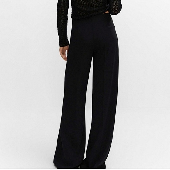 🖤 MNG Mango Black Dress Pants 12 - Picture 2 of 4